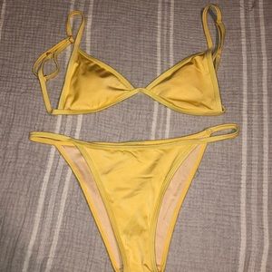 Two piece bathing suit